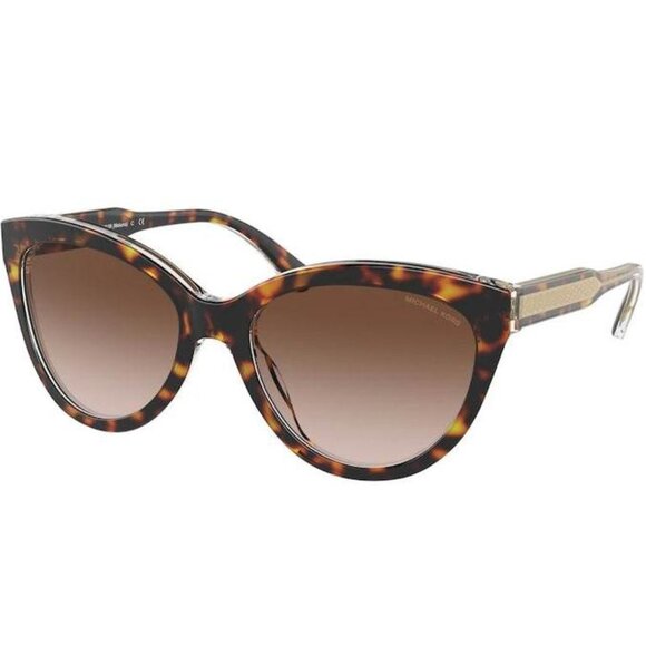 Michael Kors Makena Brown Gradient Cat Eye Ladies Sunglasses - Picture 1 of 2
